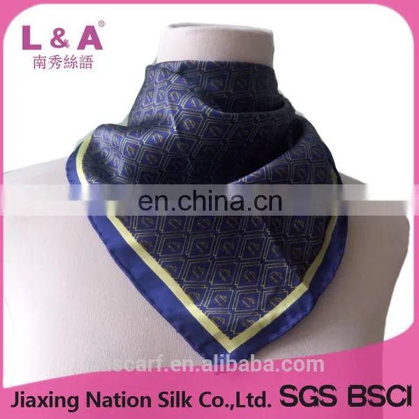 2017 Mens Silk Satin Scarf Digital Printing Hand Rolled photo-4