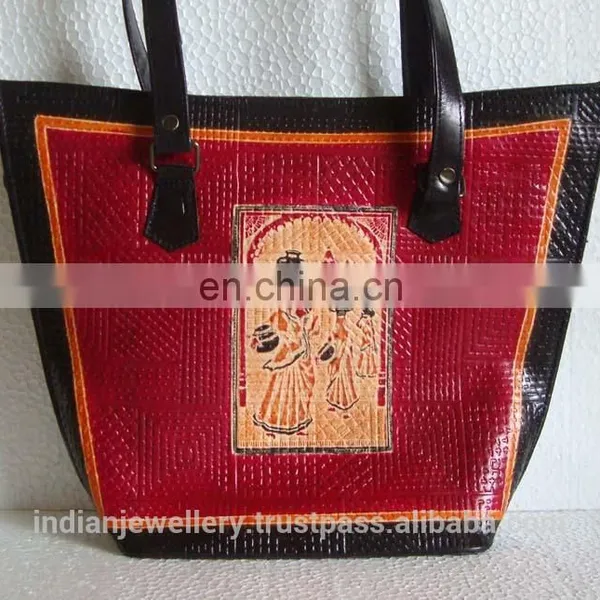 Genuine Leather Ladies Shoulder Handbags Manufacturer, Original Goat Leather Womens Bags Exporter photo-4