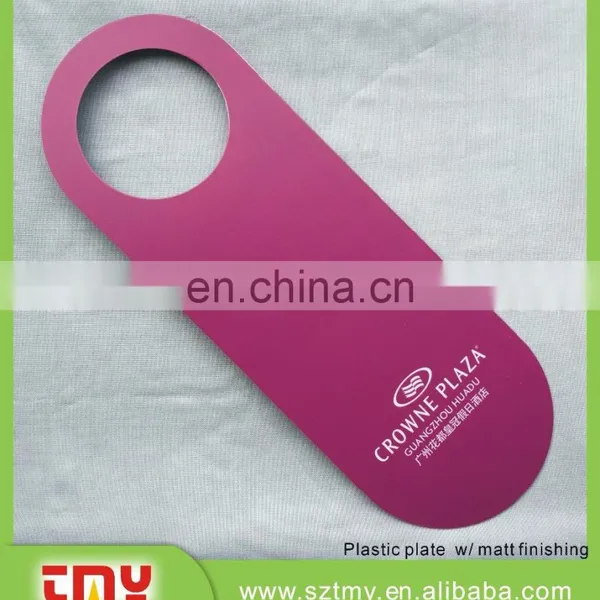 Modern Colorful Hotel Room Warning Sign Door Hangers photo-4