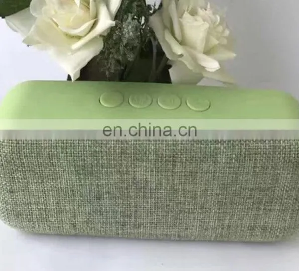 5W*2 Bluetooth Speaker Portable Wireless Stereo Creative Home Outdoor Car Phone Subwoofer With Cloth Fabric photo-5