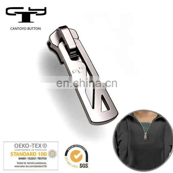 Custom Gold Metal Zipper Puller With Logo photo-2