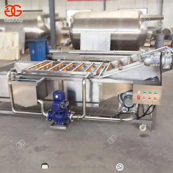 Vegetable Fruit Washing Machine High Efficiency Stainless Steel photo-2