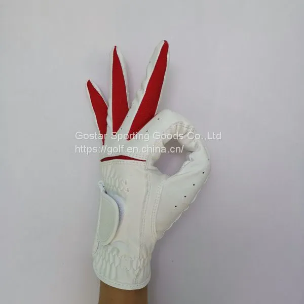 Golf Gloves Women Left Hand New Summer Comfortable Wearable Golf Microfiber Cloth Non-Slip Gloves