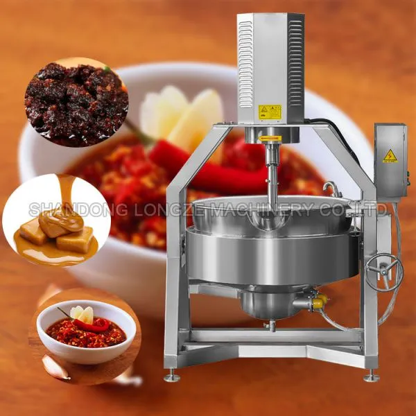 Steam Heated Manual Jacketed Kettle Cooking Mixer For Blueberry Jam Price