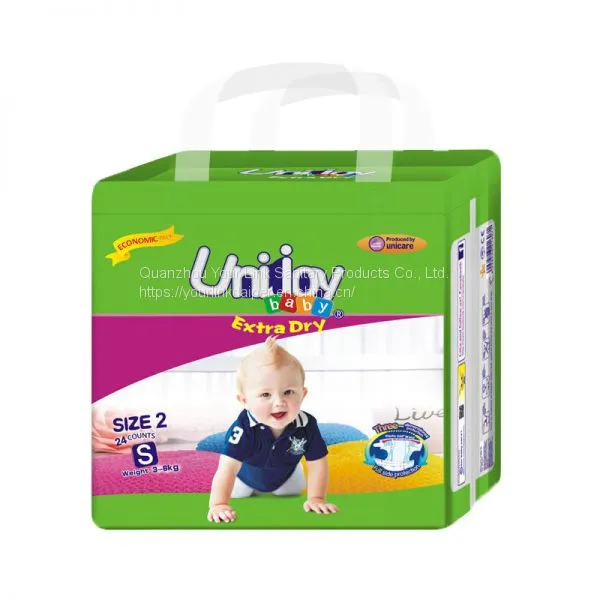 Premium Quality Disposable Pritned Kids Baby Diapers in Bales Baby Nappies Diaper Manufacturer