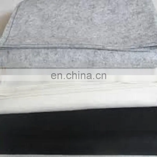 Thick Color Grey Hard Wool Felt photo-2
