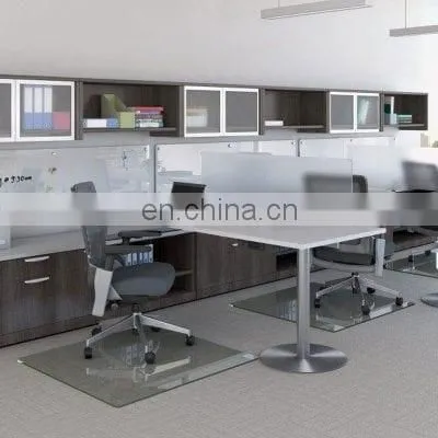 Customize Size Safety Clear Tempered Glass for Modernize Office Glass Chair Mat photo-2