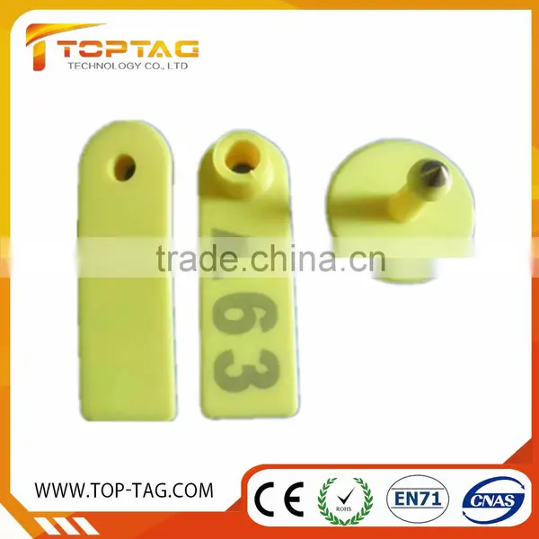 Eco-friendly EM4305 LF Rfid Ear Tag Animal Tags for Sheep / Cattle / Goat / Cow / Pig Animal Management photo-4