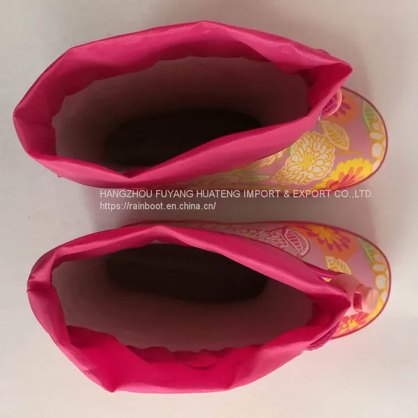 Colourful Printing Rubber Boots,Multicolour Children Boots,Popular Kid Rubber Boot,Rain Boots, Child Rubber Boot,Cheap Kid′s Rubber Boots photo-5