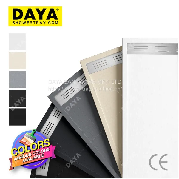 Good Price White Square Bathroom Bathroom Resin Shower Tray photo-4