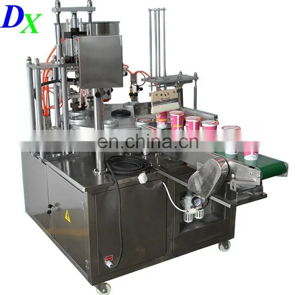 900 Rotary Cup Bottle Plastic Bucket Paste Liquid Filling Sealing Capping Machine photo-4