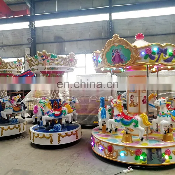 Mini Carousel Horse Amusement Park Games for Sale photo-4