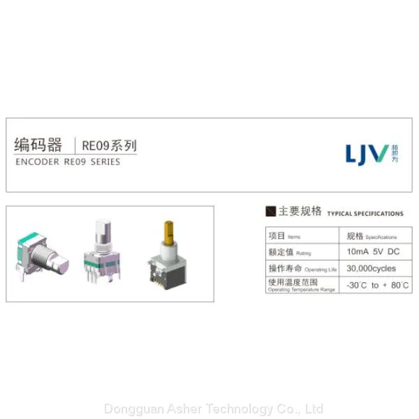 Agent Distribution of Dongguan LJV Full Series Rotary Encoder Switches&band Selection Multi Gear Switches&metal Shaft Rotary Potentiometers photo-2