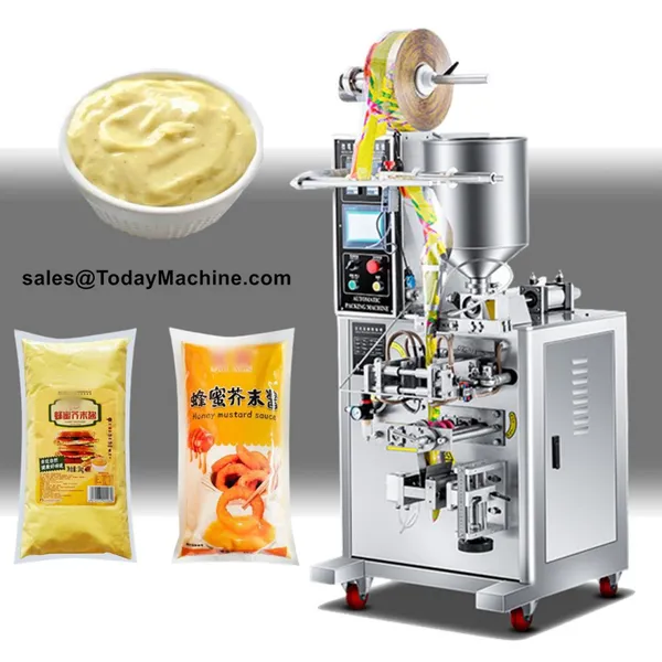 Automatic Plastic Bag Vertical Body Lotion Paste Cream Cosmetic Filling and Packing Machine photo-4