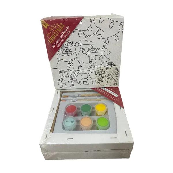 Preprinted Digital Stretched Canvas Board With Acrylic Paints Set Free Custom Painting Set For Sale photo-2