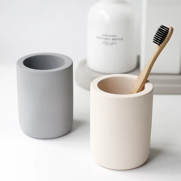 Absorbent Cup Shape Diatomite Stone Toothbrush Holder Supplier photo-2