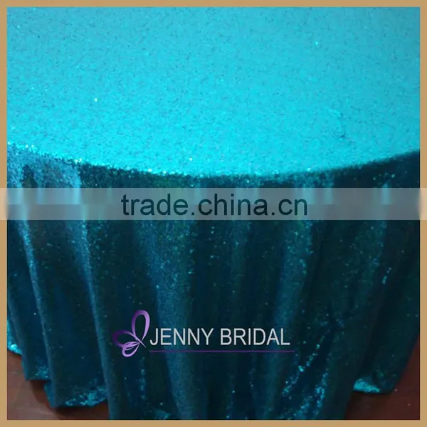 SQN#21 Elegant Decoration Light Purple Sequin High Bar Cocktail Table Cloth for Wedding photo-3