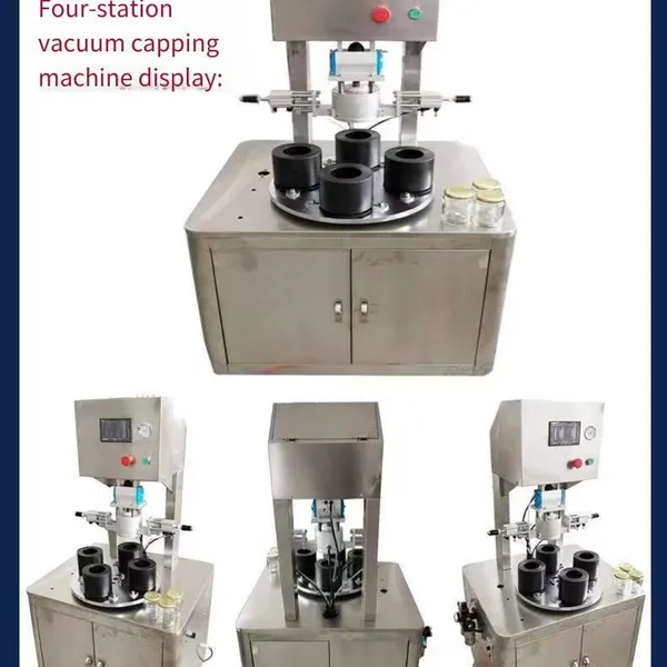 Universal Tinplate Vacuum Capping Machine, Glass Bottle Vacuum Sealing Equipment, Supplied by Manufacturer, Customization Supported With Samples photo-2