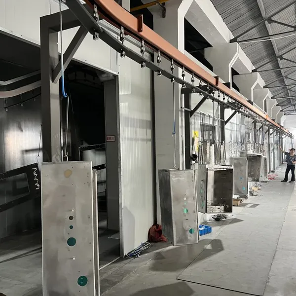 Heavy‑duty Automatic Metal Tool Powder Coating Line Used in Automotive Accessory Metal Component Production