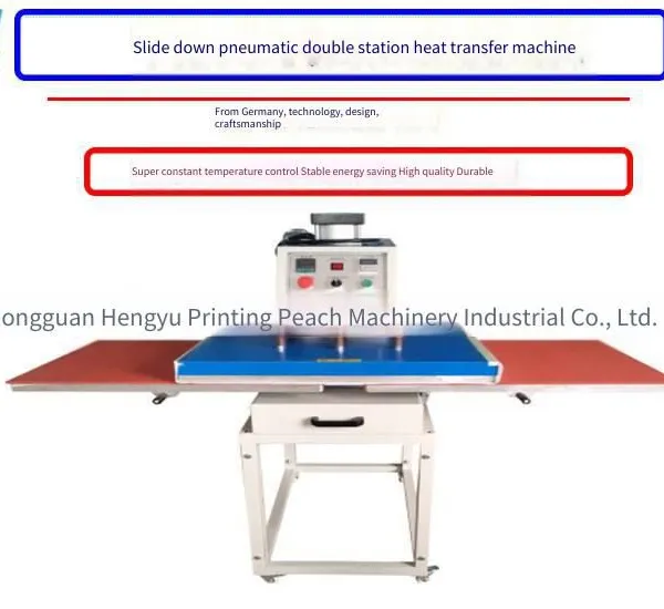 60*80cm Automatic Heat Press Machine, Clothing Pressing Machine, Pillow Pneumatic T-shirt Heat Transfer High-pressure Printing Machine photo-2