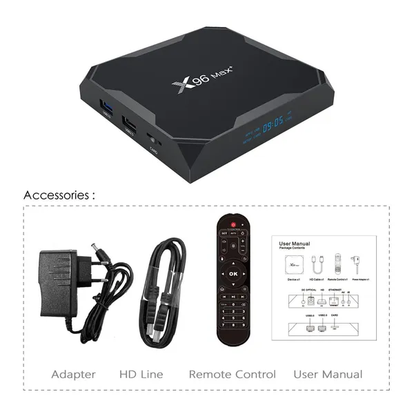 X96Max+ S905X3 TV Box