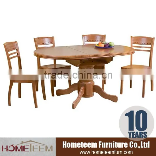 4 Seaters Dining Table in Carved Wood Furniture Legs photo-4