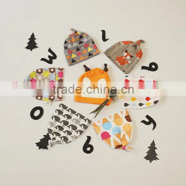 Fashion Australian Headwear Kids Hats European Style Baby Cotton Printing Hats and Cap photo-4