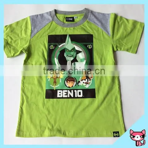 In Stock Boy T Shirt O- Neck Printing Children Top Wear