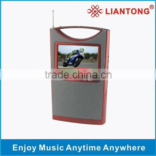 Portable Speaker and Video Player 2 in 1
