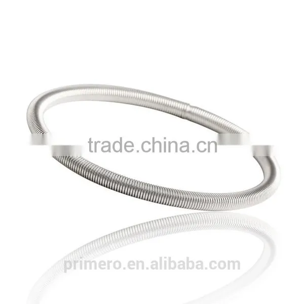 New Fashion Jewelry Spring Tube Type Bangle Gold Plated Adjustable Bracelet photo-2