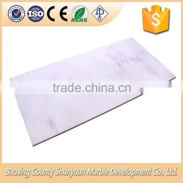 Wholesale Own Querry White Marble With Natural Exclusive Grain, Cheap Washable Durable Marble Plate photo-4