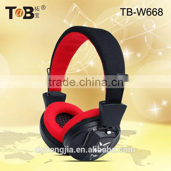 Best Design Wireless Sport Mp3 sd Card Slot Headphones With fm Radio photo-2