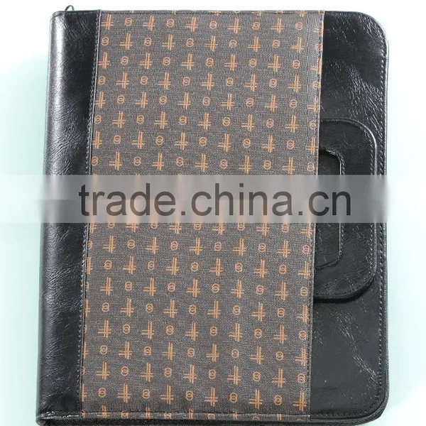 China Supplier Good Quality Custom A4 Leather Folder photo-2