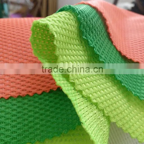 2016 New Washable Single Bi-color Mesh Cloth Hexagonal Mesh Fabric For Bag/shoes/tent photo-3