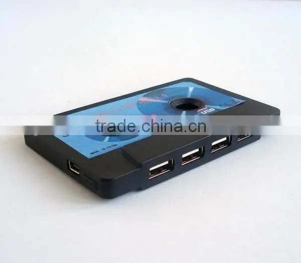 2.0 High Speed Cassette Shape 4 Port USB HUB photo-5
