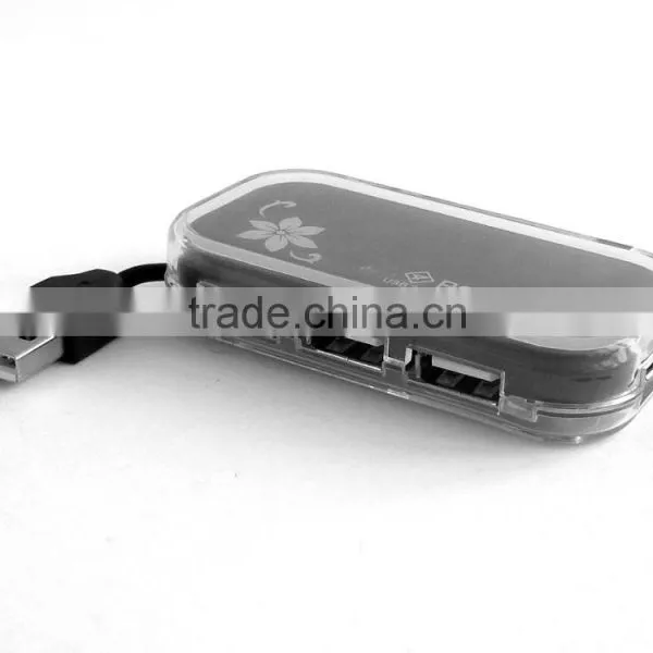 4-Port USB 2.0 Ultra-Mini Hub--Black photo-2