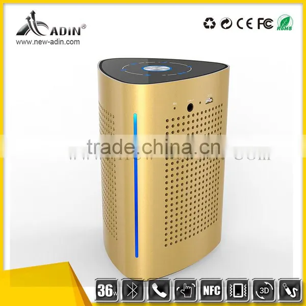 Mini 360 Degree Stereo Magnet Gold Wireless Vibration Speaker Driver photo-4