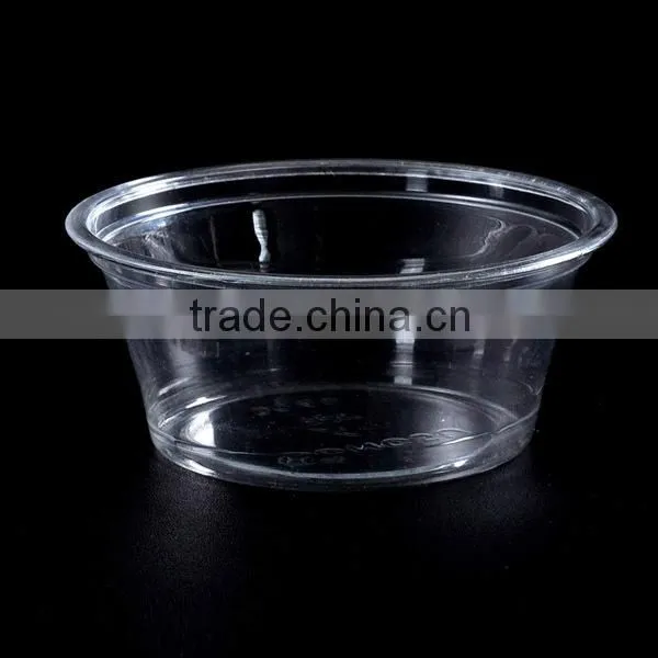 4oz/120ml Disposable Plastic Clear Salad Cup, High Quality Clear Sauce Cup photo-2
