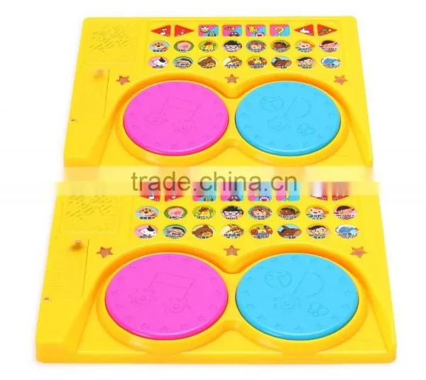 Plastic Double Drums for Little Kids Playing While Learning photo-3