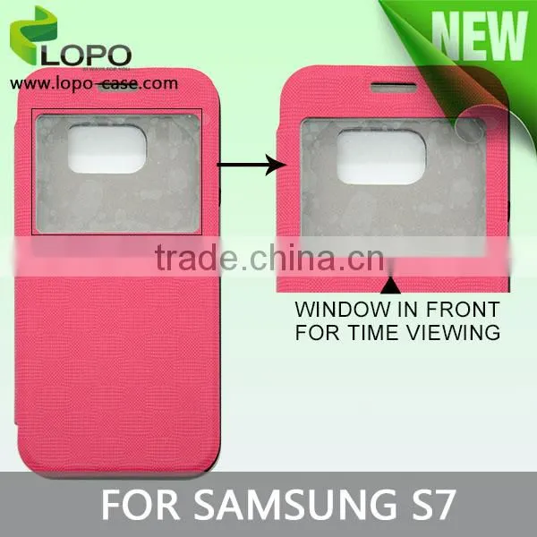 Sublimation 2D Blanks Flip Cover for Samsung S7 With Micro-fiber Interio photo-4