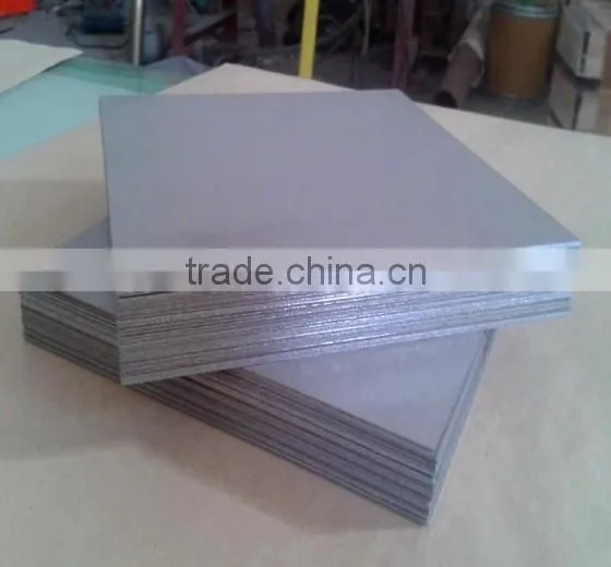 Platinum coated porous titanium electrode plate