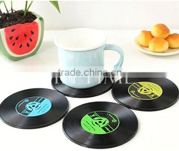 Convenient Silicone Rubber Coaster Pad Cup Vinyl Coffe Drinking Mat Mug Glass Plate photo-3