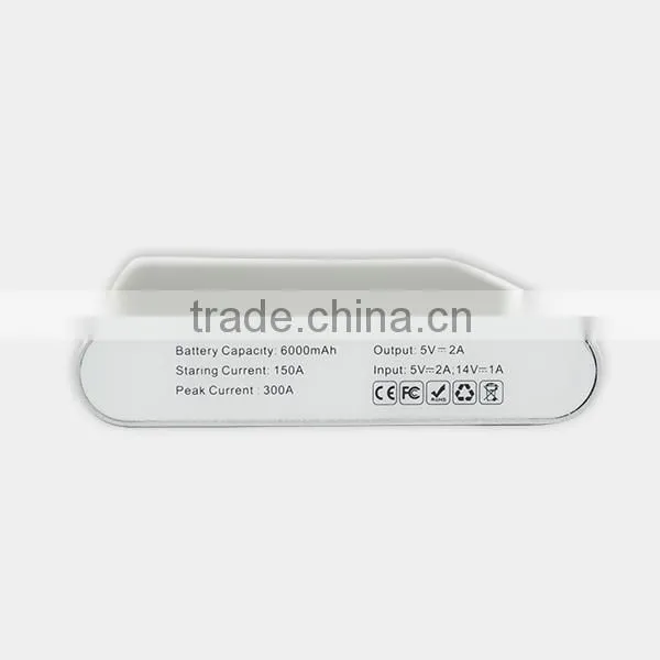6000mAh Ultra Slim Aluminium Case Jump Starter photo-2