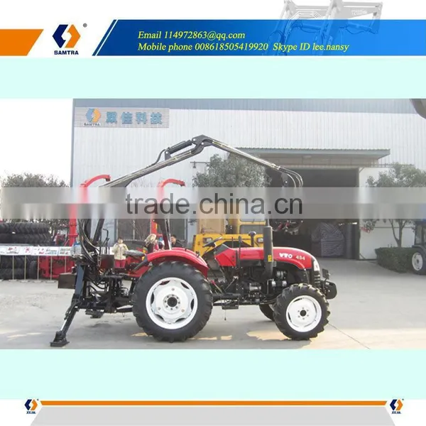Tractor Crane, Forest Log Crane, Log Trailer