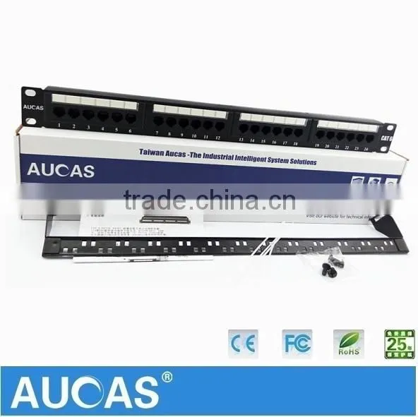 12/24/48 Ports,1U 19''+LED Light Loaded,UTP Cat5e/cat6 Patch Panel photo-5