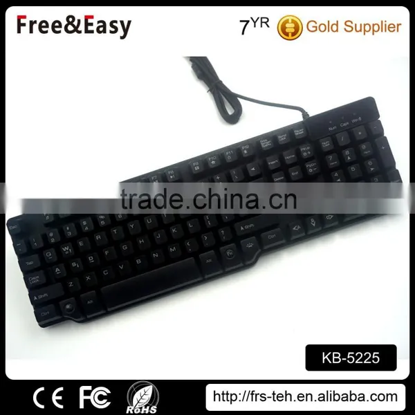 Factory Wholesale Price Led Backlight RGB USB Wired Gamer Keyboard photo-6