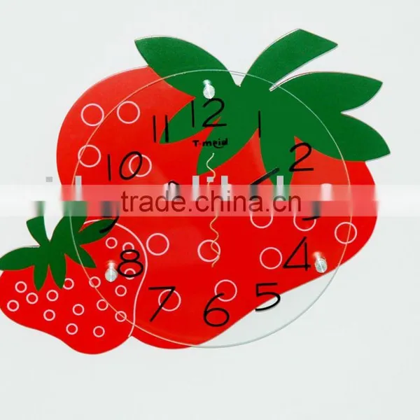 Fruit Wooden Clock