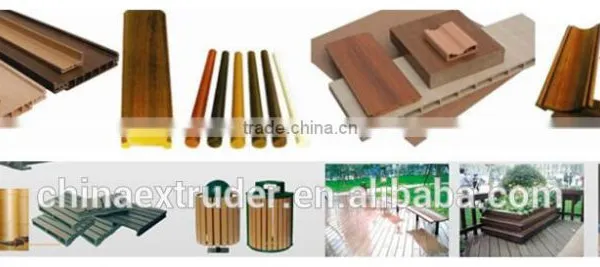 WPC PVC Ecological Profile Production Line Plastic Machinery High Quality New Coming Fence Extrusion photo-4