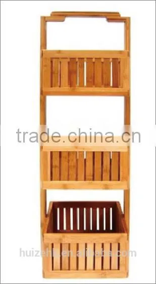3 basket bathroom stationary caddy