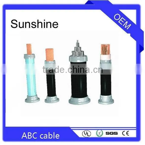 Aerial Bundle Cables XLPE/HDPE Triplex Drop IEC62004 photo-2